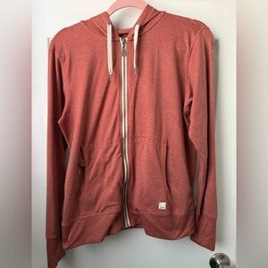 Vuori dream knit halo full zip hoodie